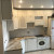 Белый угловой кухонный гарнитур с фигурными фасадами