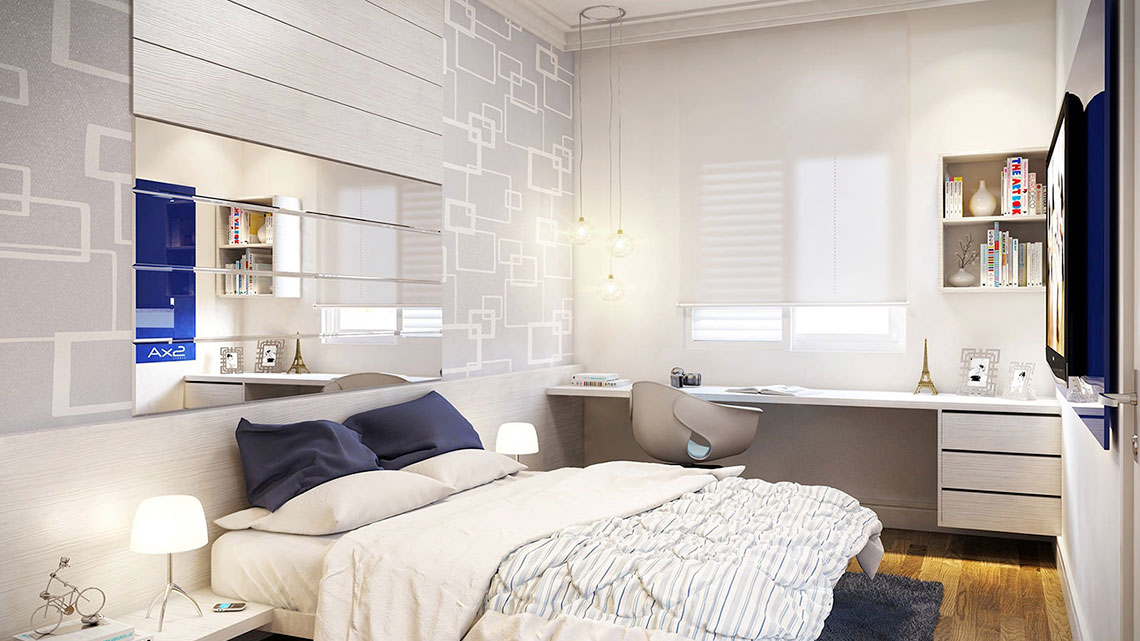 Как обустроить уютную и стильную спальню в небольшой квартире