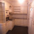 Дубовый п-образный кухонный гарнитур с радиусными фасадами