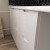 Прямой двухцветный кухонный гарнитур с МДФ фасадами