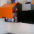 Яркий оранжевый кухонный гарнитур с МДФ фасадами