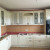 Дубовый белый угловой кухонный гарнитур в классическом стиле